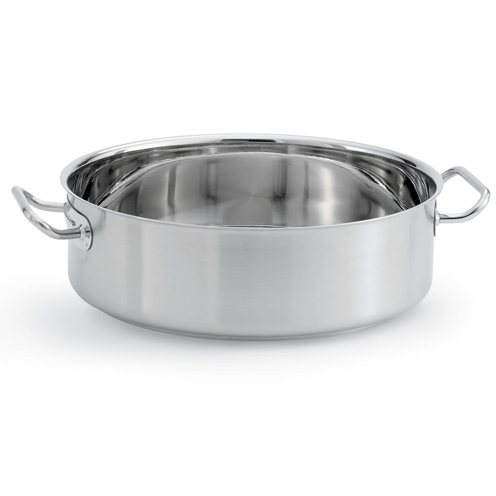 Winco 10-qt Stainless Steel Induction Brazier w/ Lid *Open Box