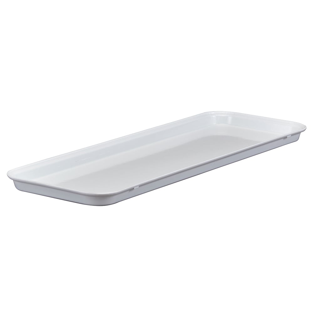 Plastic Tray - White Rectangular Serving Tray