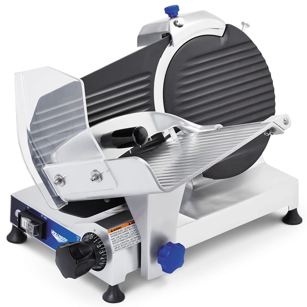 Waring WCS300SV Manual Meat & Cheese Commercial Slicer w/ 12 Blade, Belt Driven, Aluminum, 1 HP, Metallic, 120 V