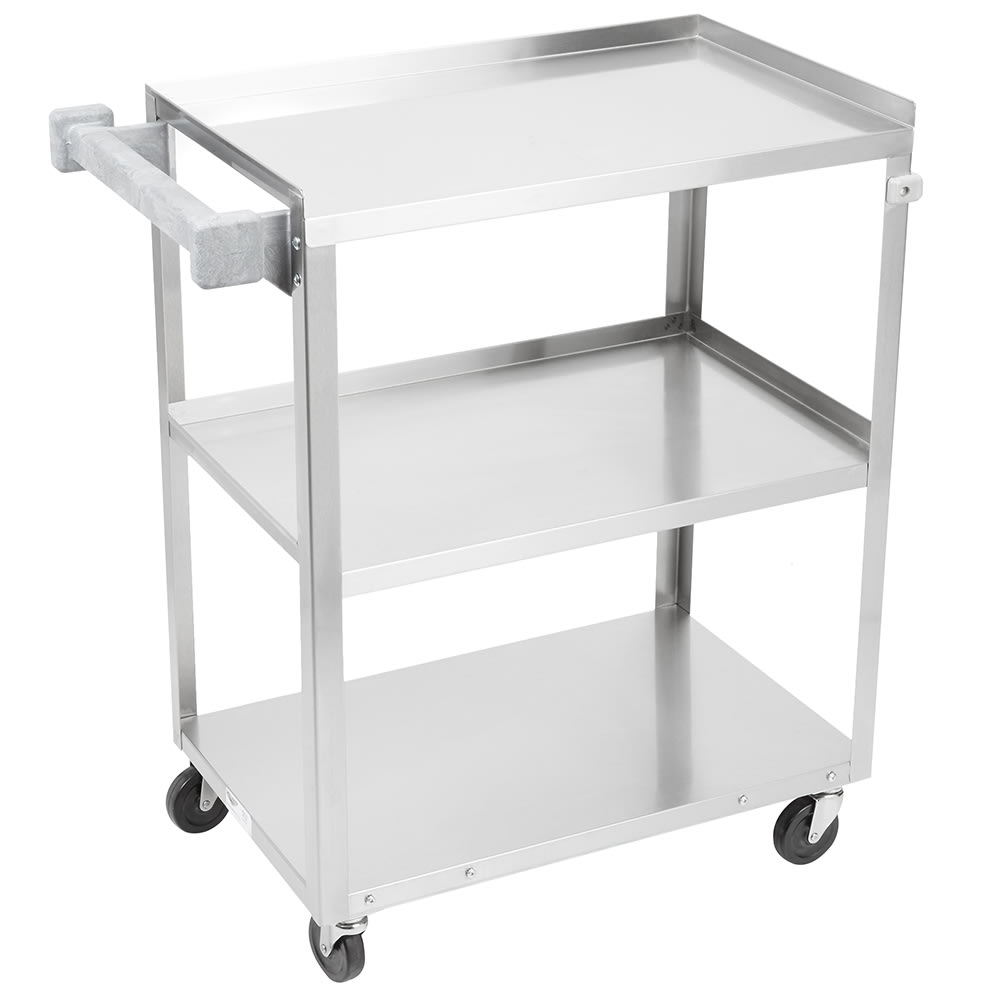 Vollrath 97120 3 Level Stainless Utility Cart w/ 300 lb Capacity