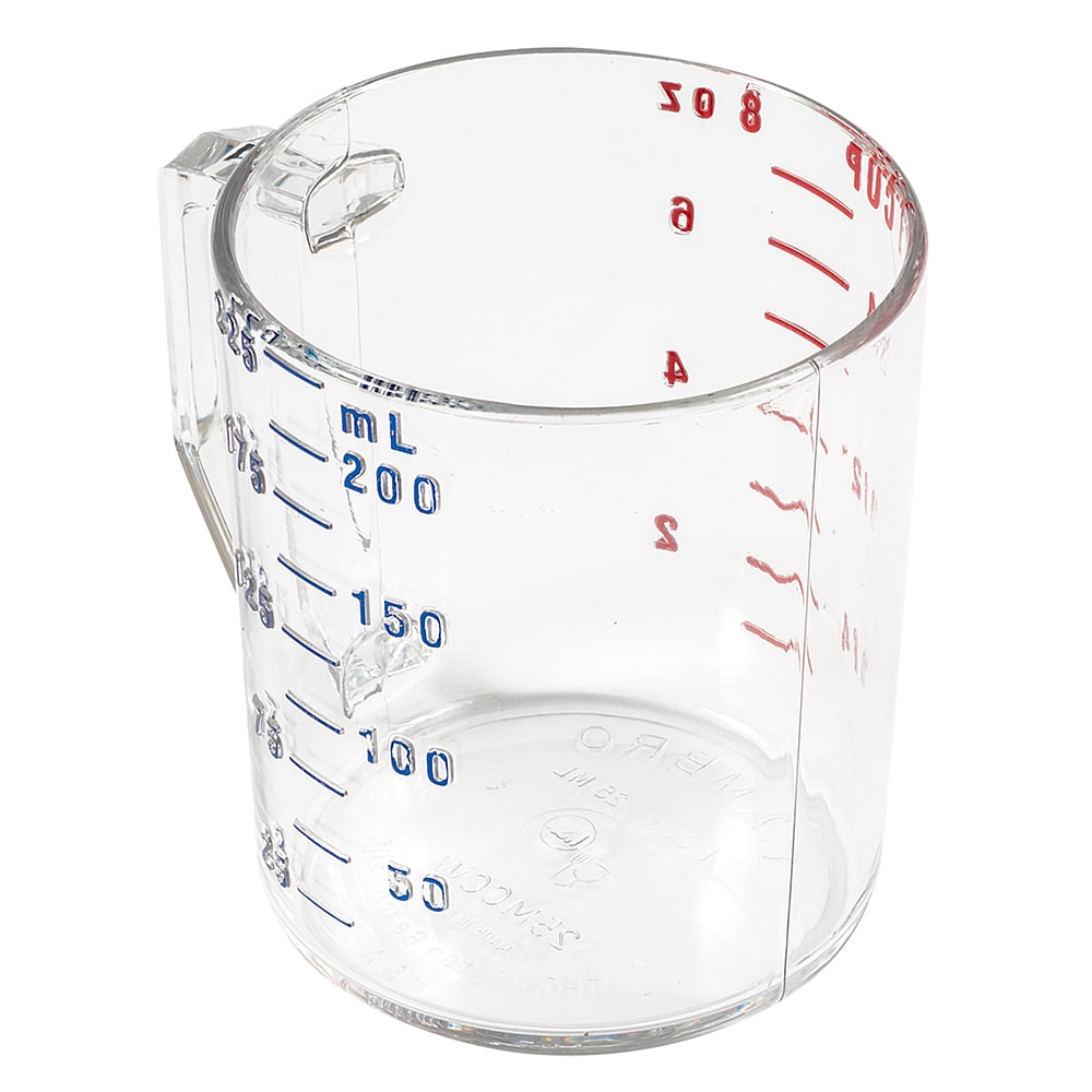 CMC 25MCCW135DZ 1 Cup Measuring Cup, Clear