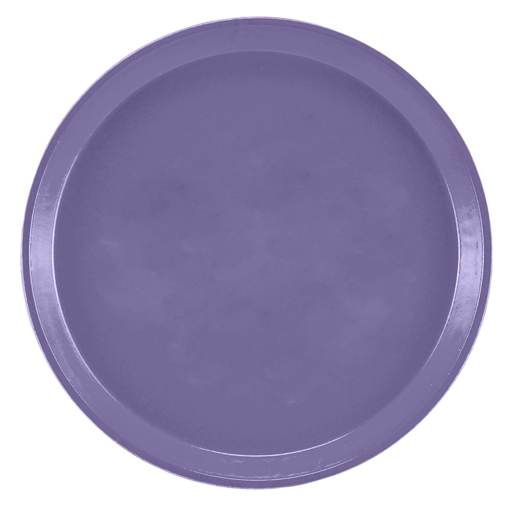 Cambro 1100551 11" Round Serving Camtray Fiberglass, Grape