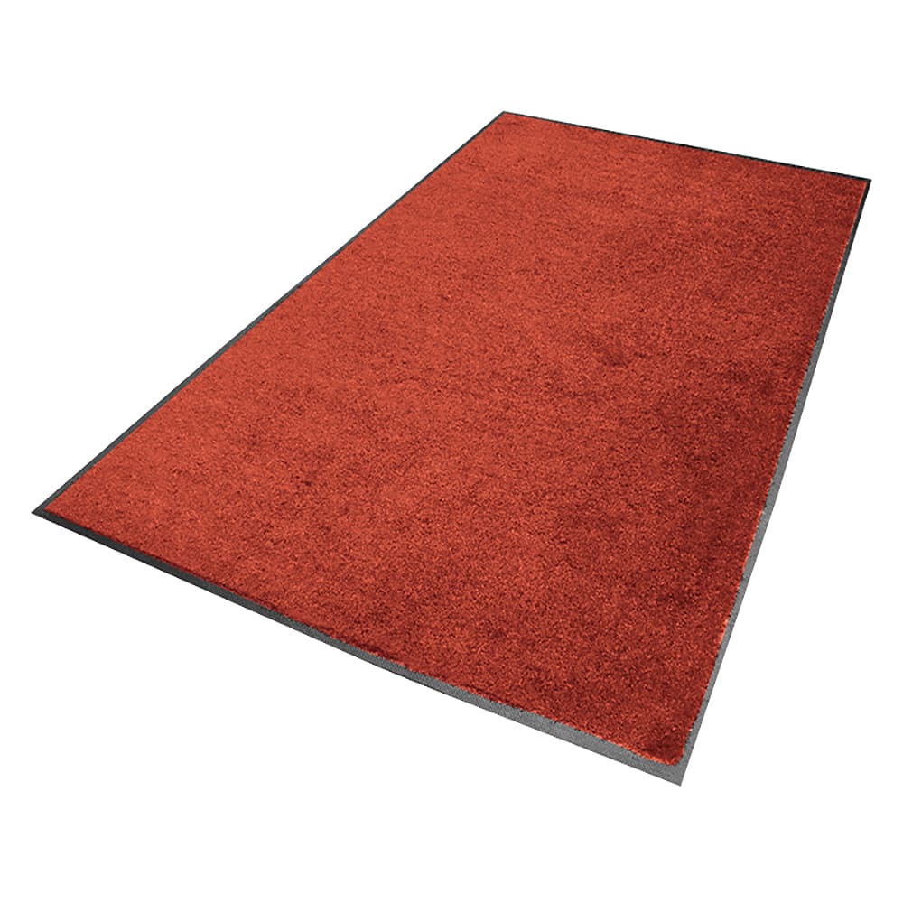 M+A Matting 1002135540 Tri-Grip Indoor Entrance Mat w/ Cleated Backing, 3'  x 5', Solid Red