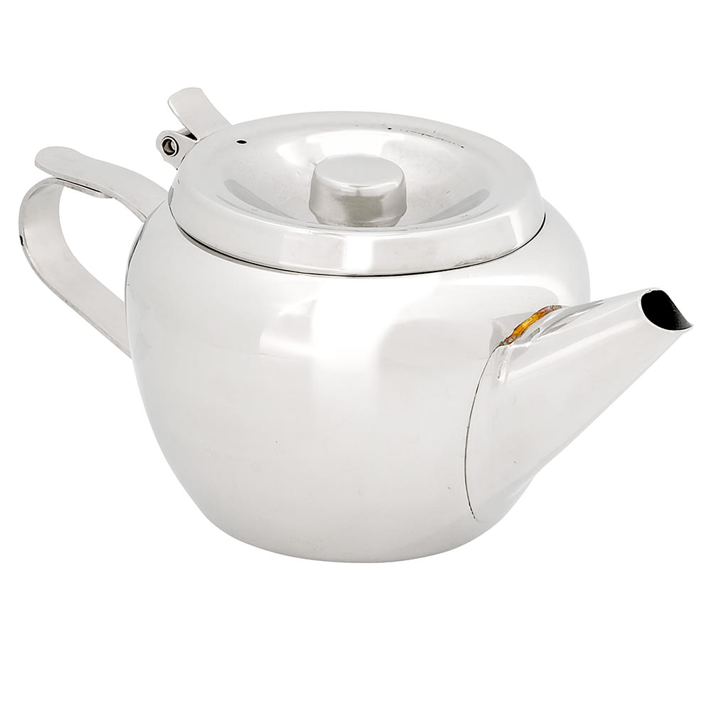 10 Oz Gooseneck Teapot  Stainless Steel Coffee & Tea Serving Pot