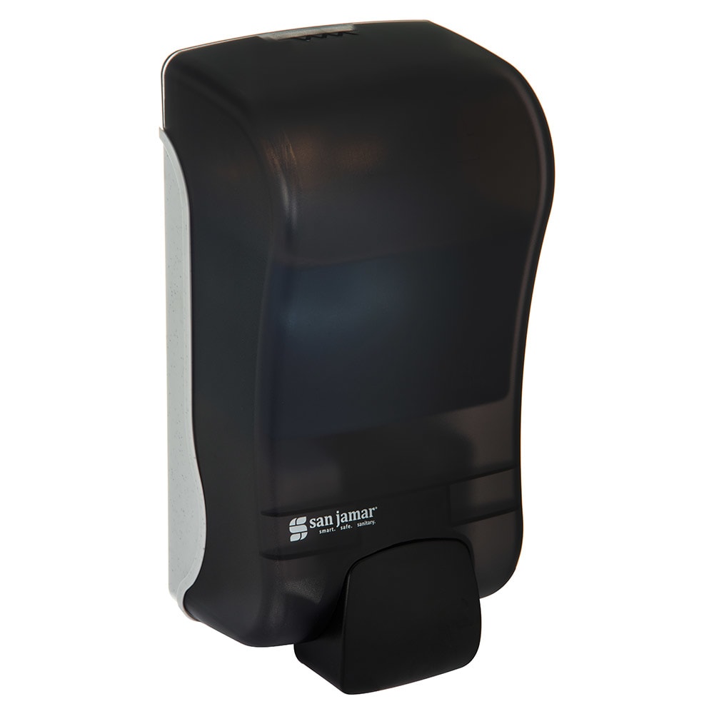 San Jamar SF1300TBK 1300 mL Wall-Mount Foam Soap Dispenser - Manual ...