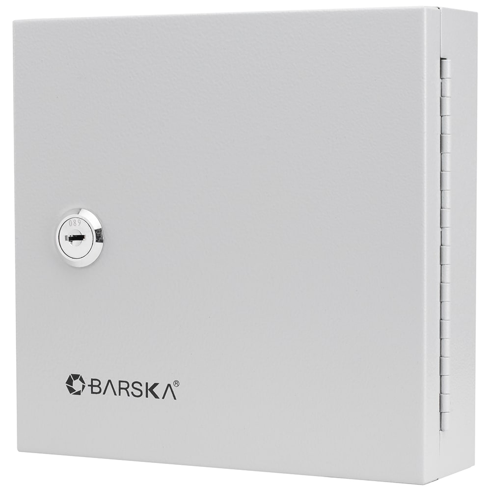 Barska 10 Key Cabinet w/ Key Lock - Steel, Gray (CB13362)