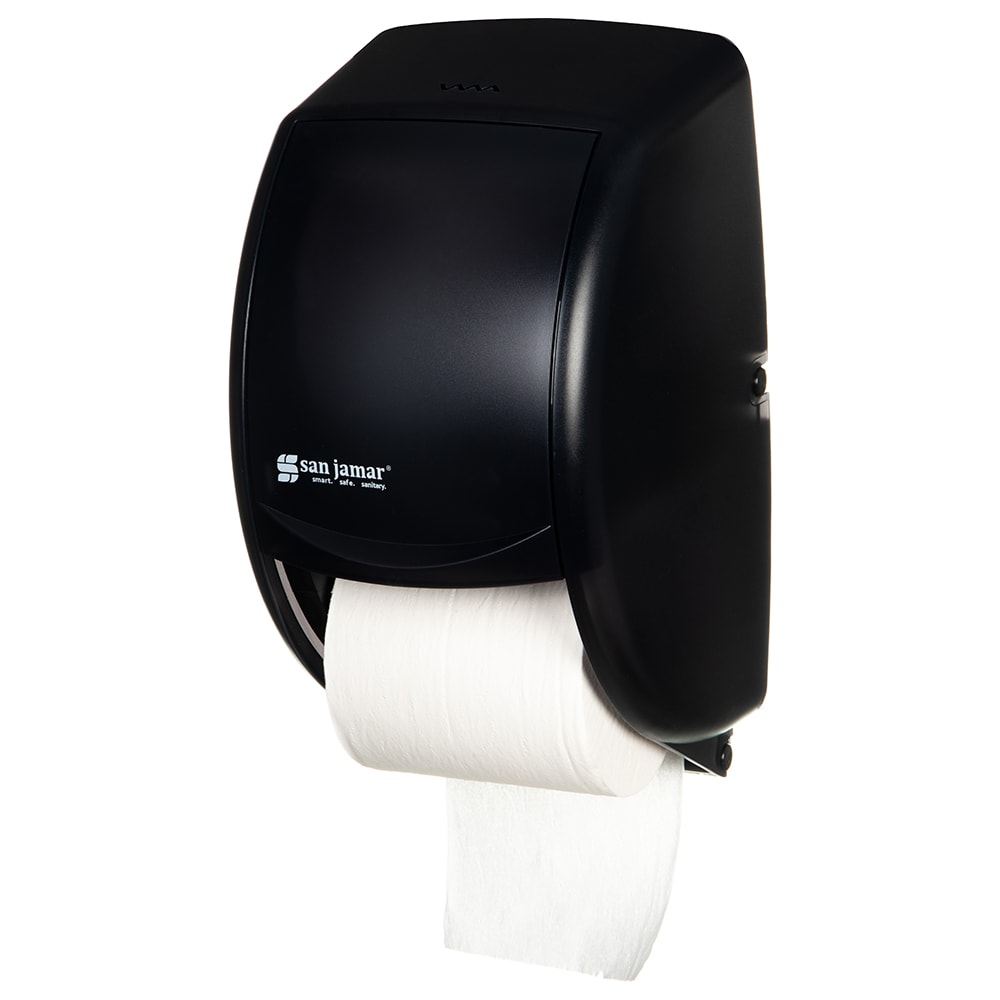 San Jamar R3500TBK Classic Duett Standard Bath Tissue Dispenser, 2