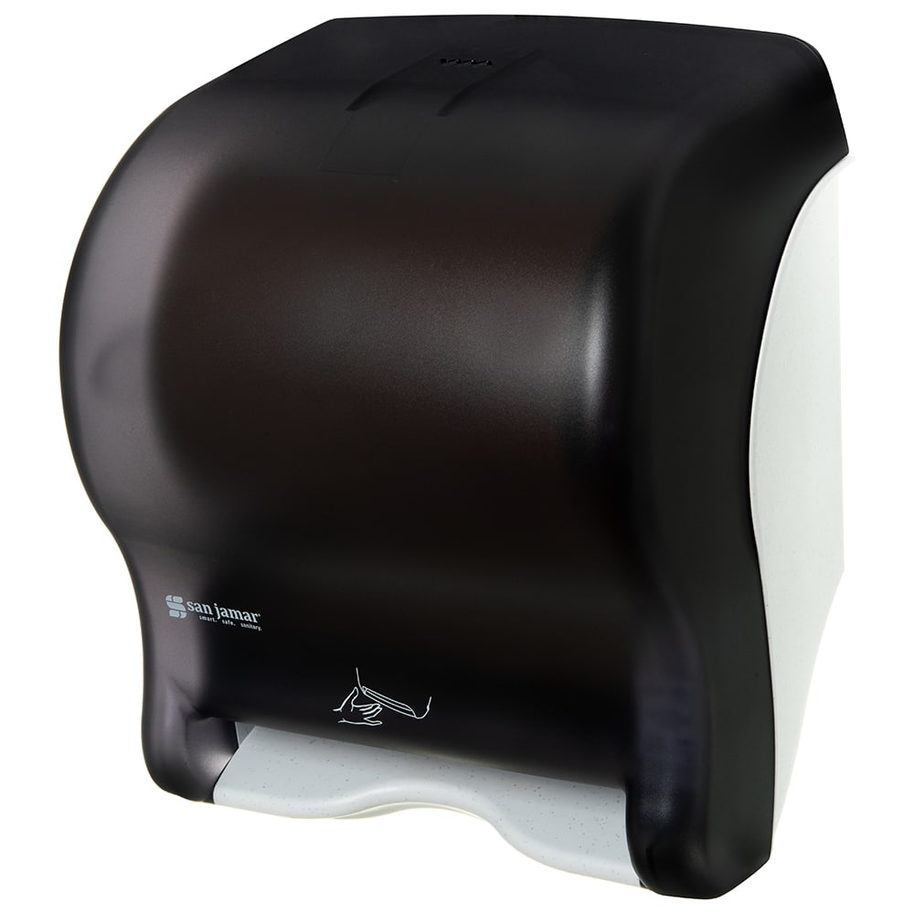San Jamar T8400TBK Wall Mount Touchless Roll Paper Towel Dispenser