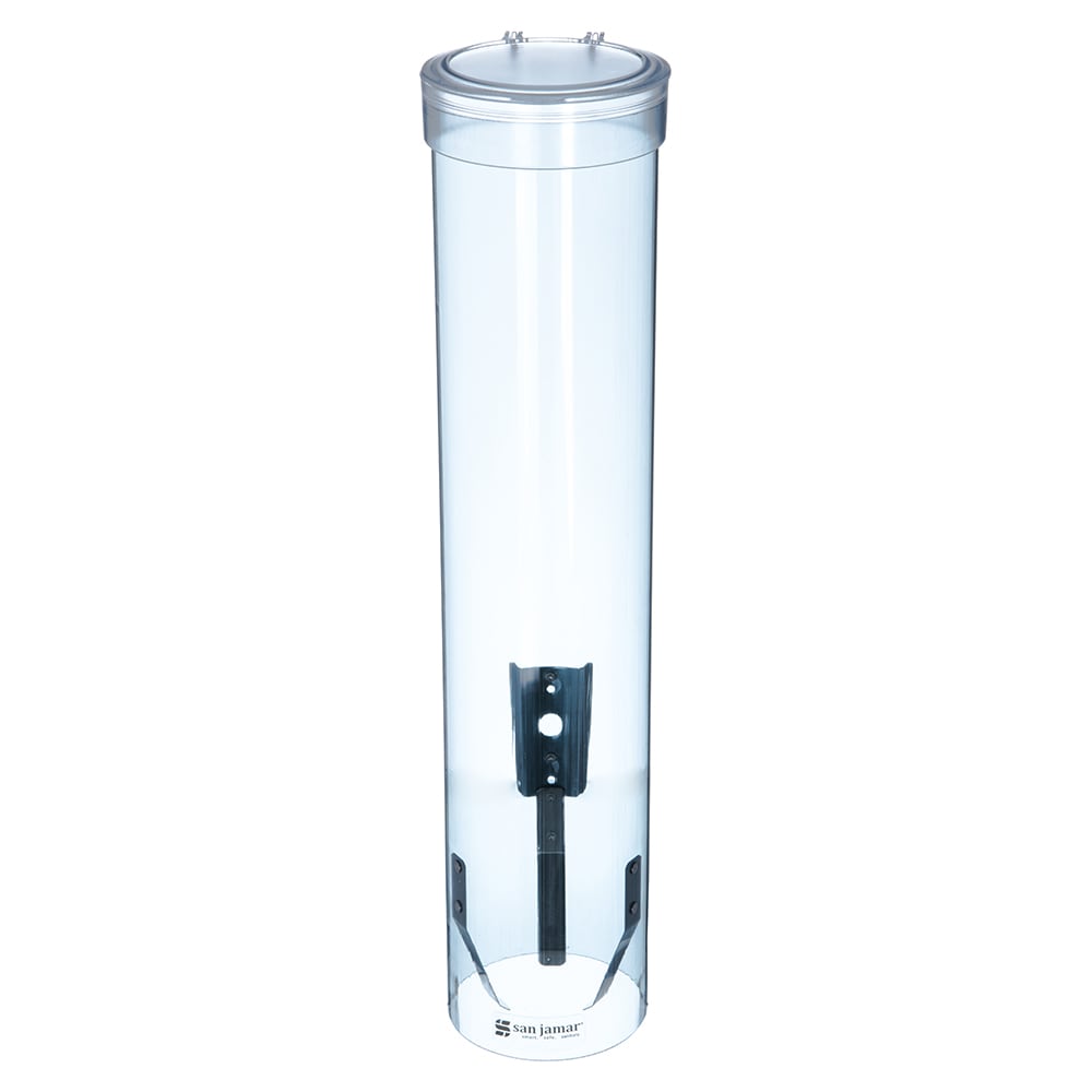 San Jamar C3165TBL Pull-Type Arctic Blue Wall Mount 4 - 10 oz. Water Cup  Dispenser with