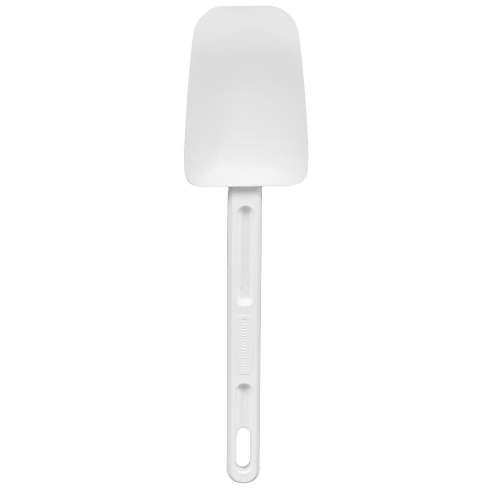 Rubbermaid Commercial Products Cold Temperature Spoon Spatula, 13.5 inch, Clean-Rest Design Fg193400wht, White