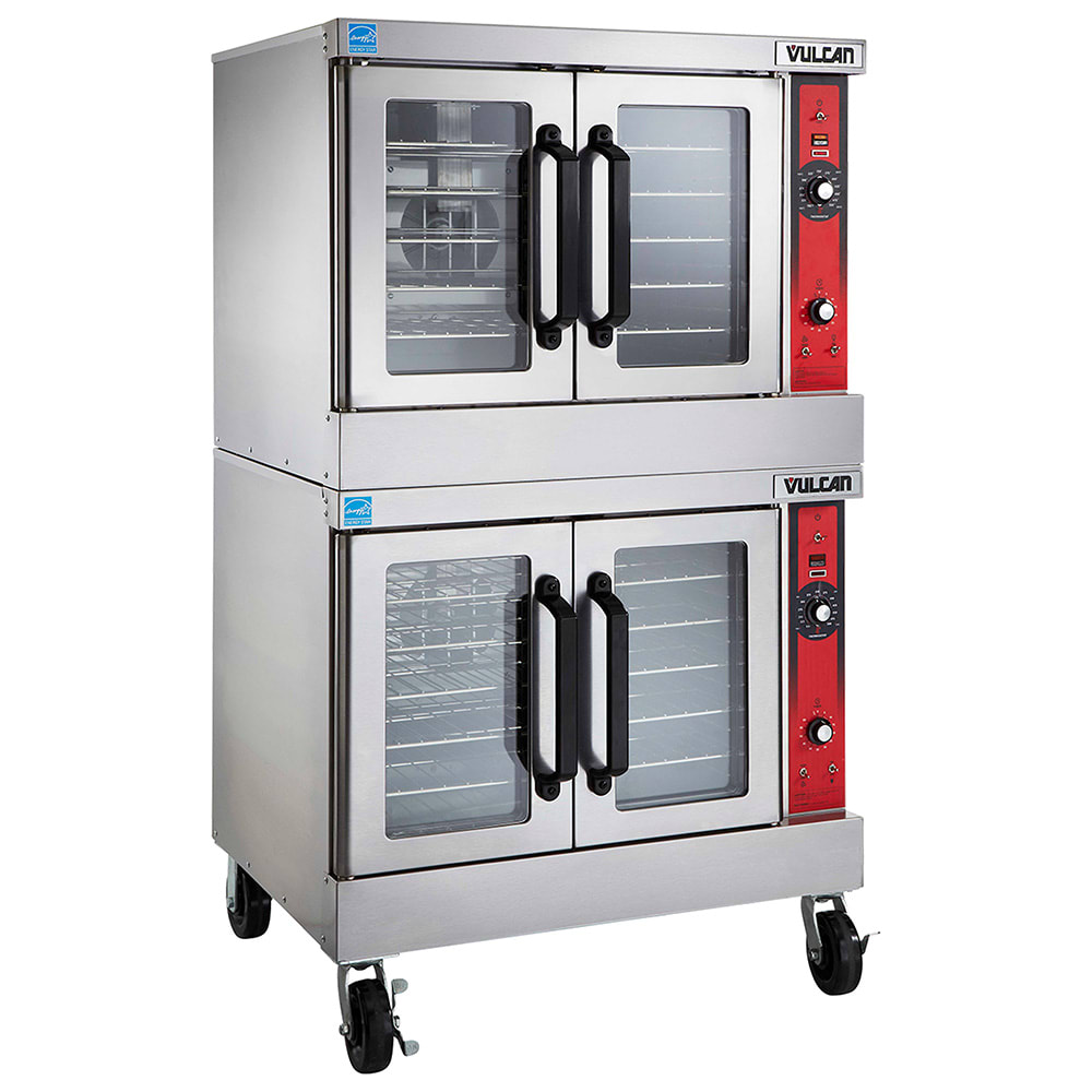 Vulcan VC44EC Double Full Size Electric Convection Oven - 12.5 kW