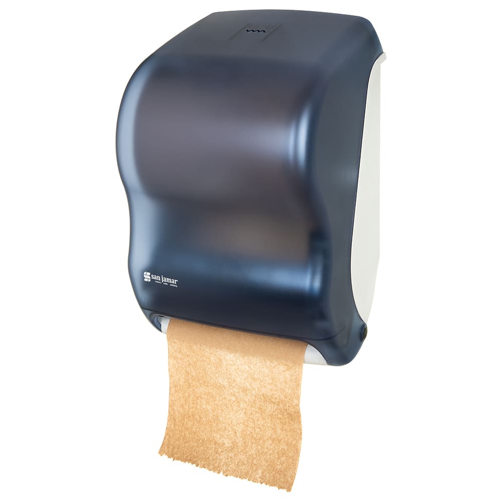 San Jamar Tear-N-Dry Touchless Roll Towel Dispenser, Black