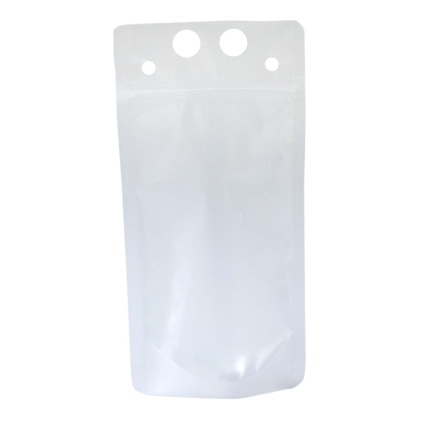 To-Go Plastic Stand Up Beverage Pouches - 100 Pack