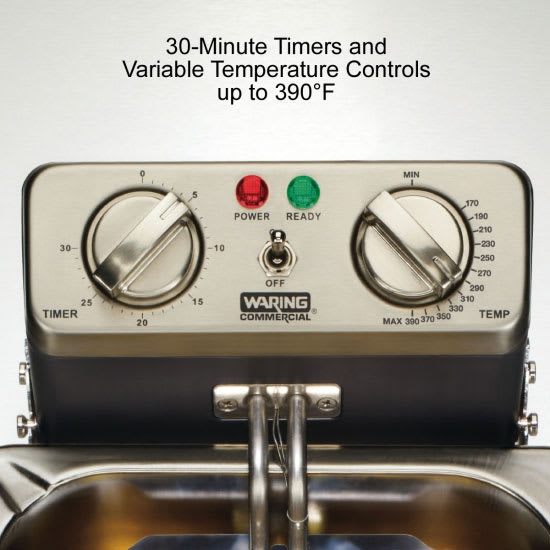 Globe PF10E Countertop Electric Fryer - (1) 10 lb Vat, 120V