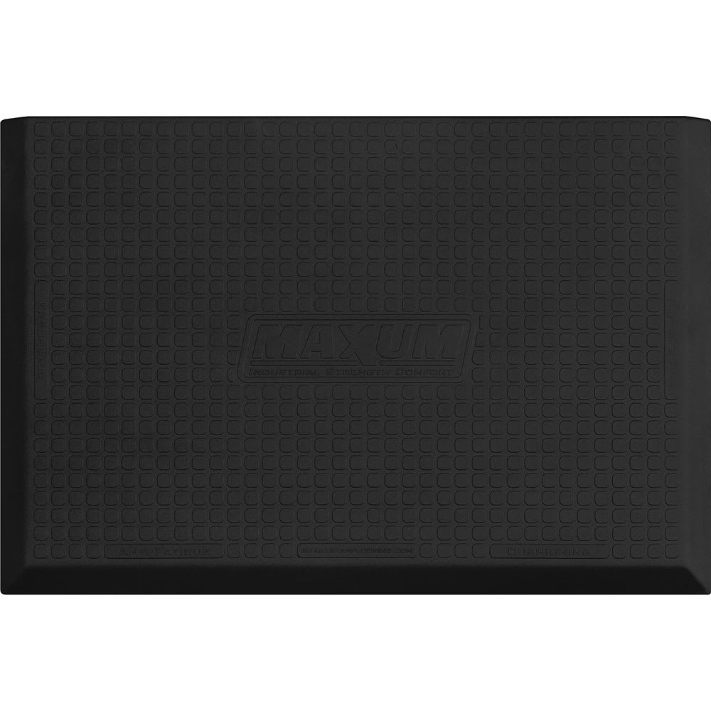 Wellness Mats MXR32BLK Maxum Mat w/ NoTrip Beveled Edge & NonSlip
