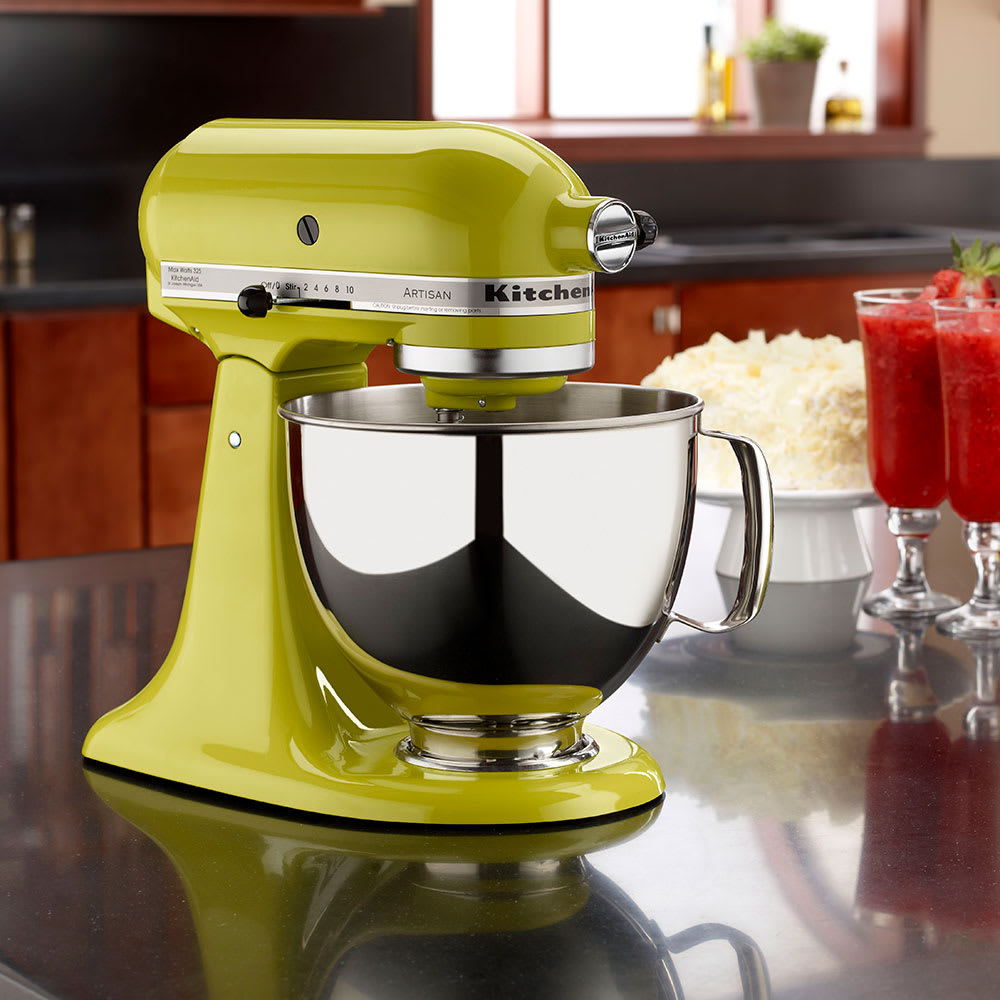 KitchenAid KSM150PSPE 5-Qt. Stand Mixer with Pouring Shield - Pear