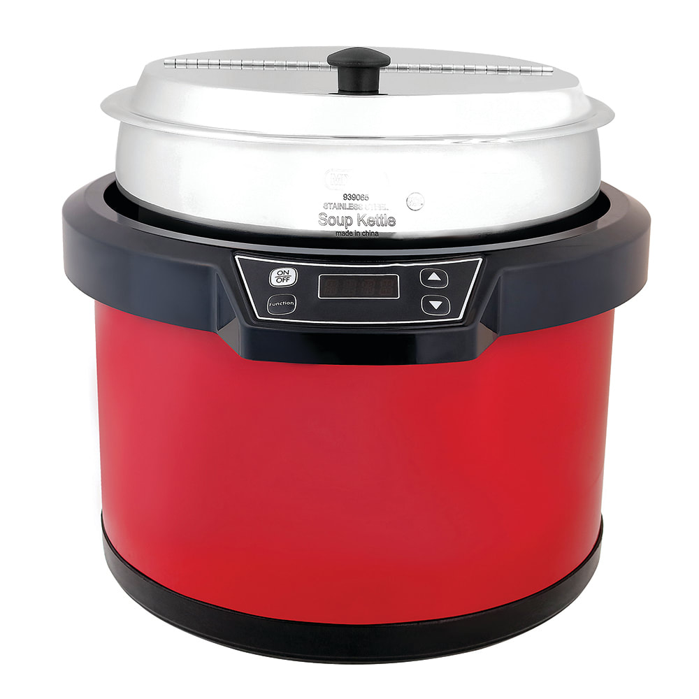 Thunder Group SEJ35000C 10 1/2 qt Countertop Soup Warmer w/ Adjustable  Temperature Controls, 120v