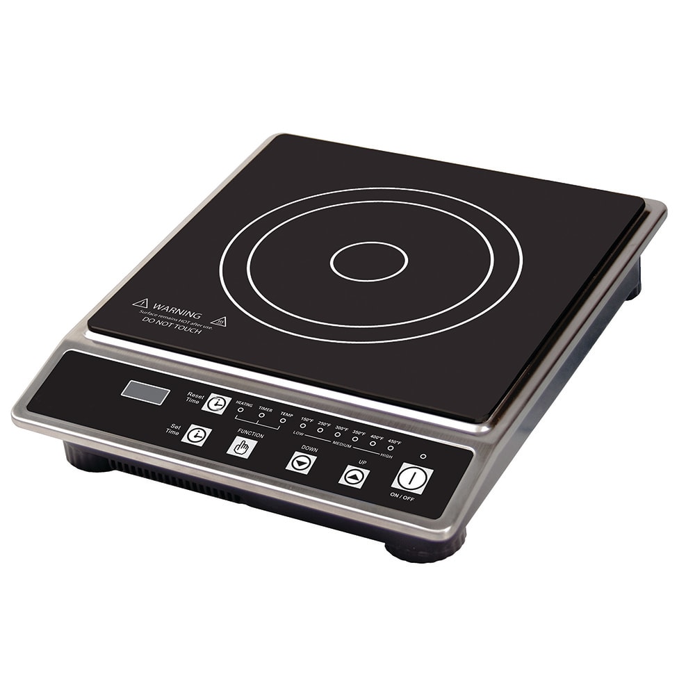 Eurodib S2F2 14 Countertop Double Burner Glass Cook Top Induction Ran