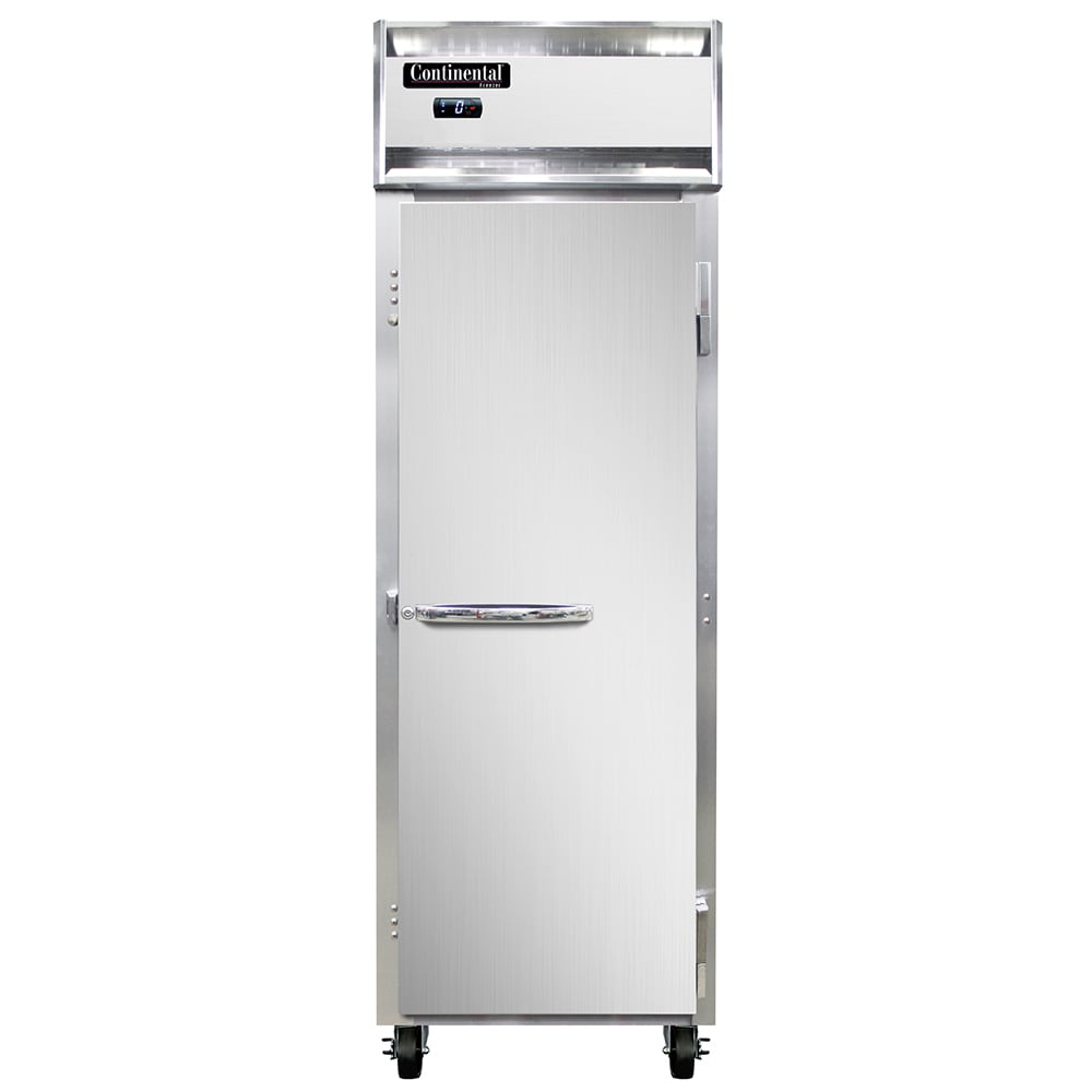 KOOL-IT KBSF-1 Frezzer Reach In-One Section 18.9cu.ft Capacity -(1) Field  Reversible Locking Solid Stainless Steel Door