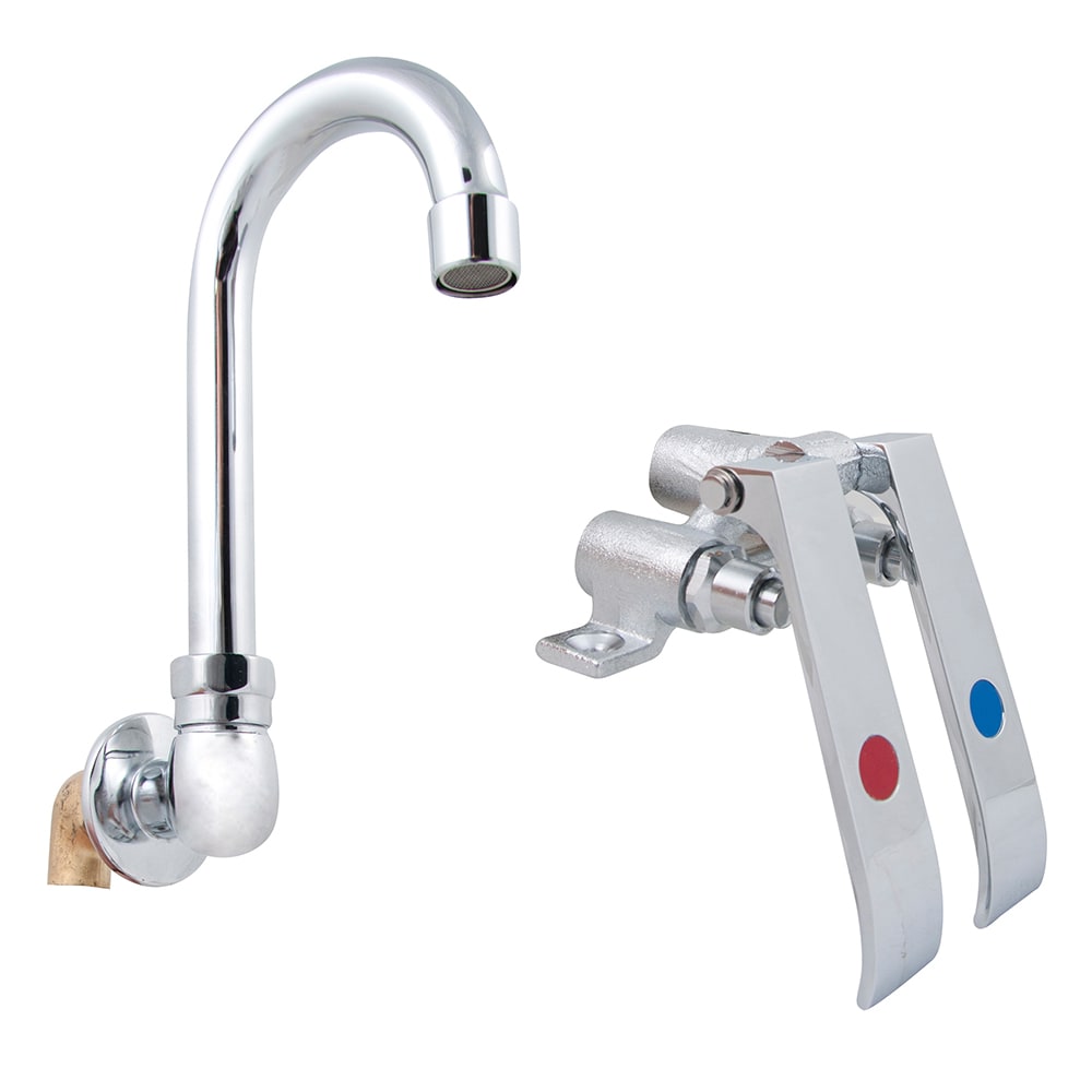 John Boos PBF-KV2-SM-35GLF Double Pedal Knee Valve w/ 3 1/2