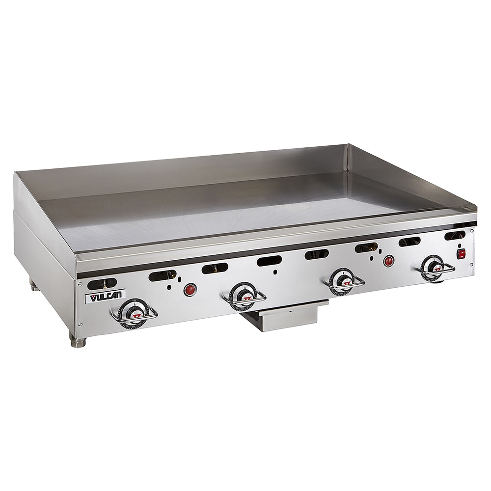 48W HEAVY DUTY COMMERCIAL NATURAL GAS 4 BURNERS GRIDDLE/FLAT TOP