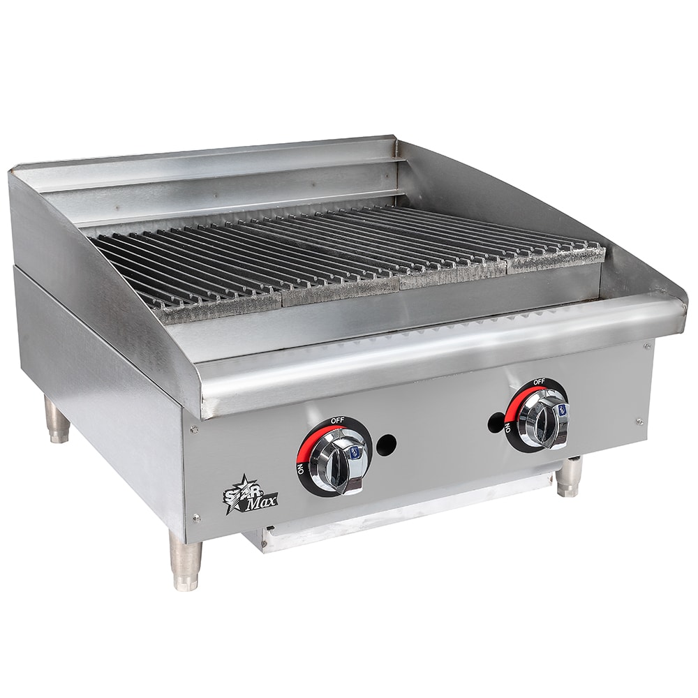 Star 5136CF 36 Electric Charbroiler w/ Cast Iron Grates, 240v/1-3ph