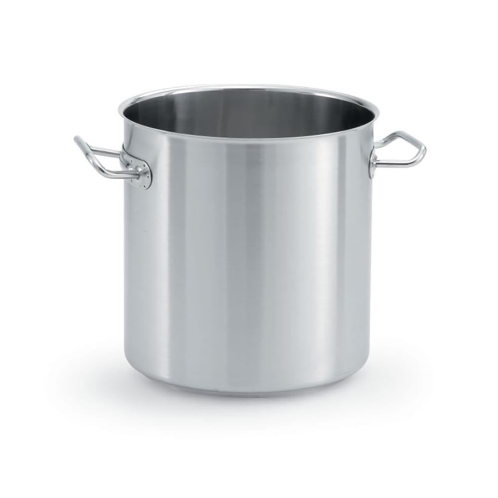 Browne 5723908 8 3/10 qt Stainless Steel Stock Pot - Induction Ready
