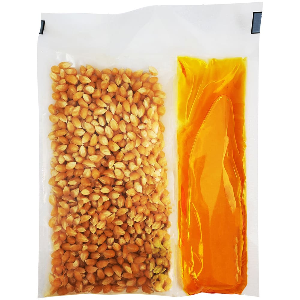 Winco 40008 8 oz Popcorn Kernel, Oil & Salt Packs (Case of 24)