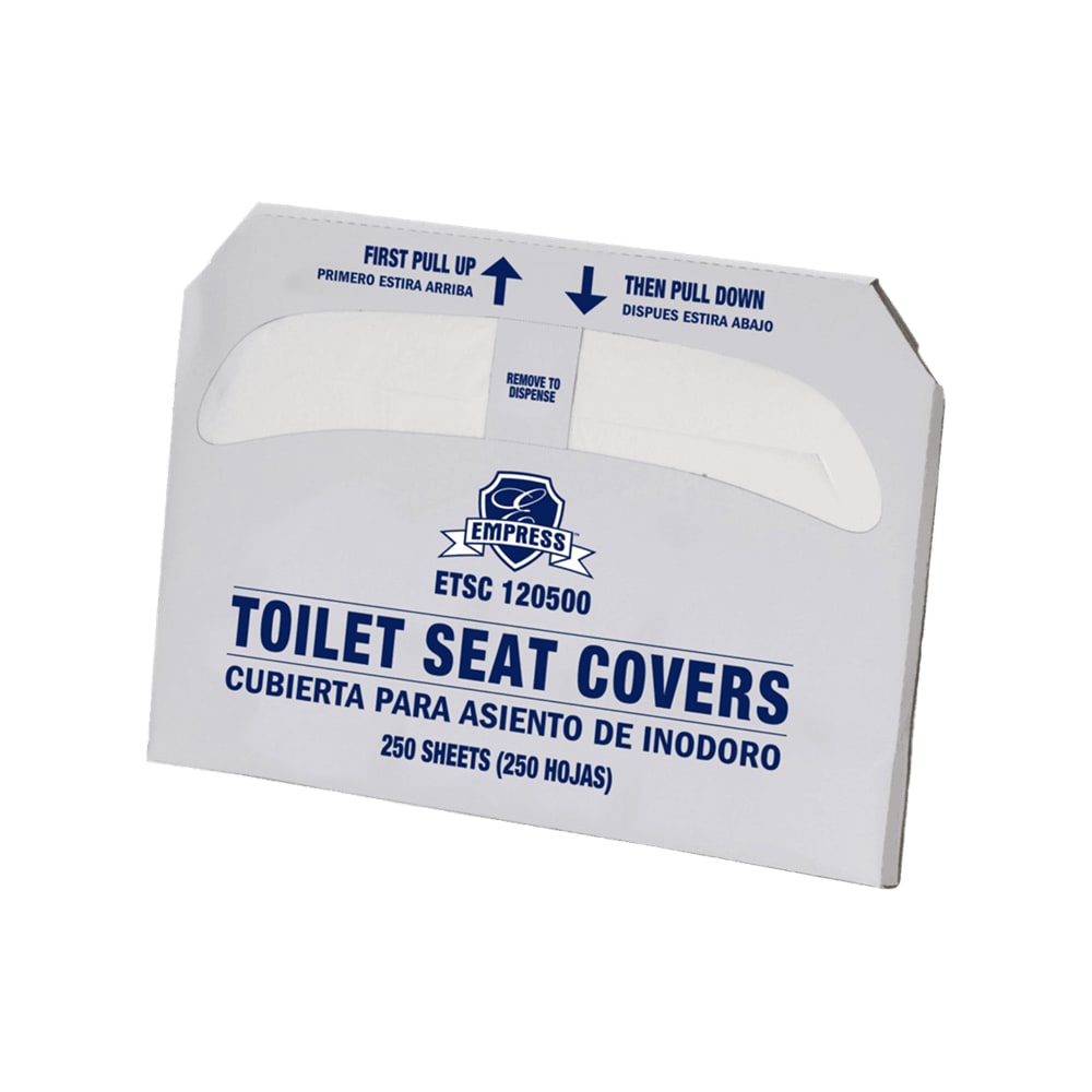 Empress ETSC120500 (51193) Half Fold Toilet Seat Cover Paper, White