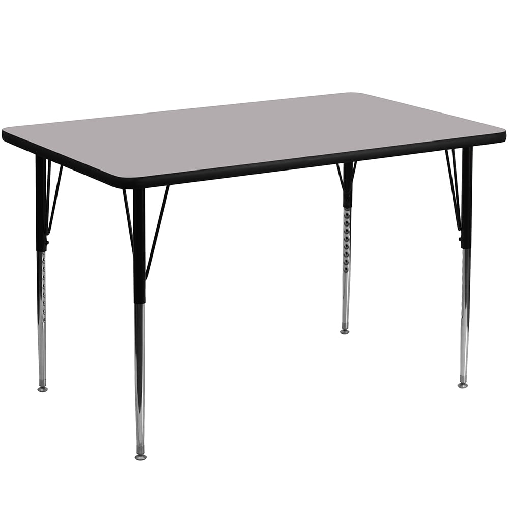 Flash Furniture XU-A3048-REC-GY-T-A-GG Rectangular Activity