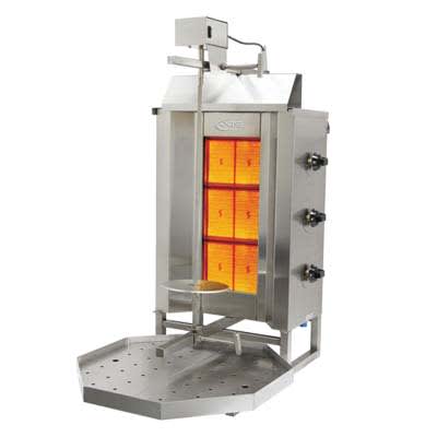 Axis AX-VB3 Gyro Machine w/ 88 lb Capacity - Stainless Steel