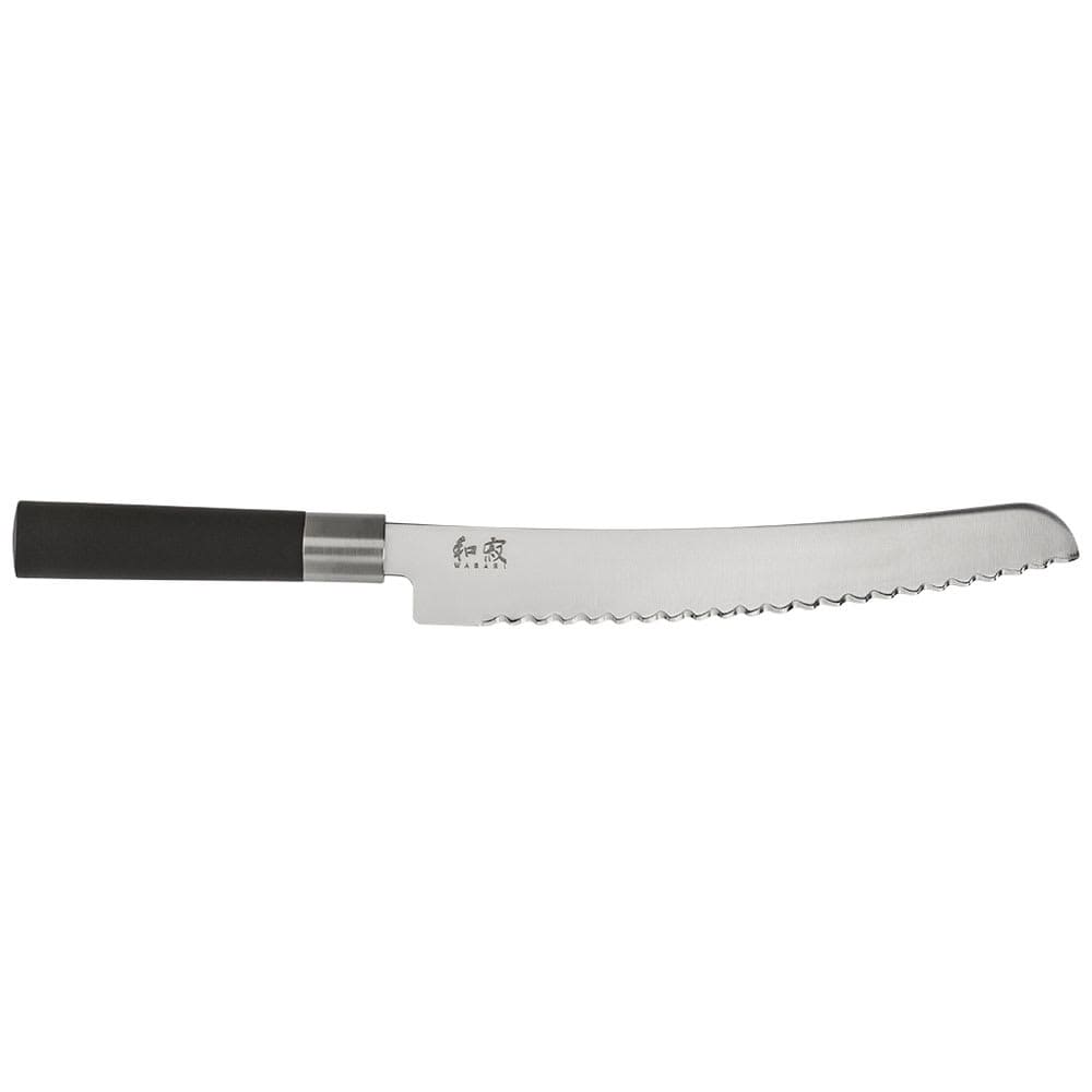 Kai 6723B Wasabi Bread Knife, 9 Blade, High-Carbon Steel, Antibacterial  Handle