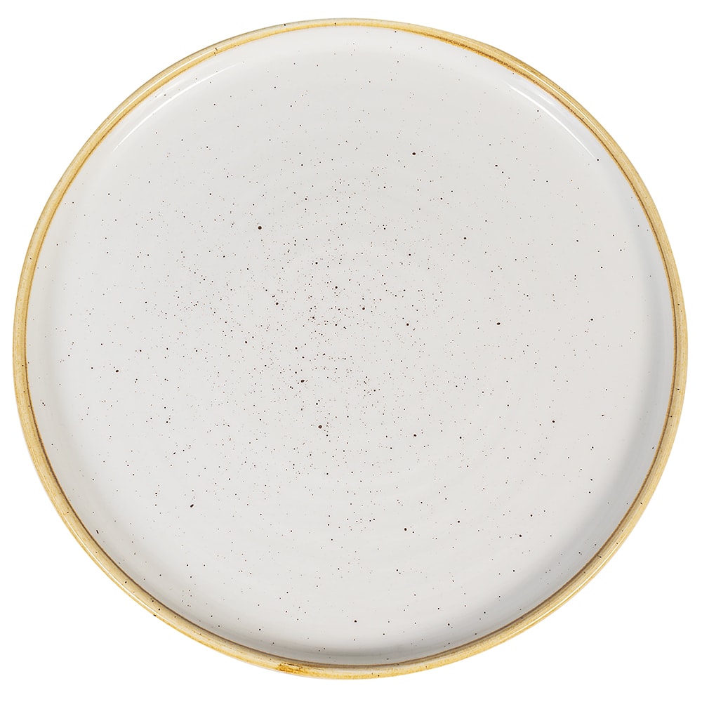 Churchill Stonecast Barley White Chefs' Walled Plate 21 cm