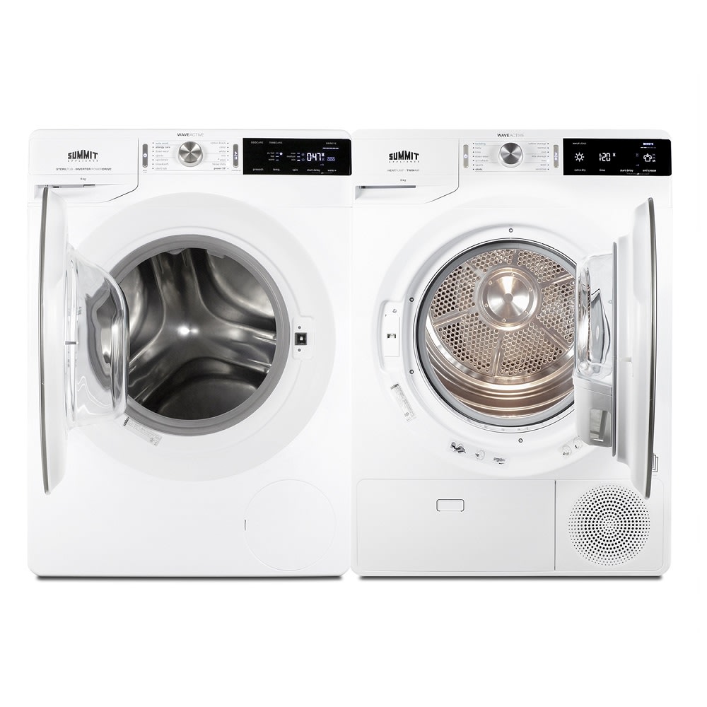 Summit SLS24W4P Front Load Stackable Washer Dryer Combo 4 Prong Plug   162 Sls24w4p 