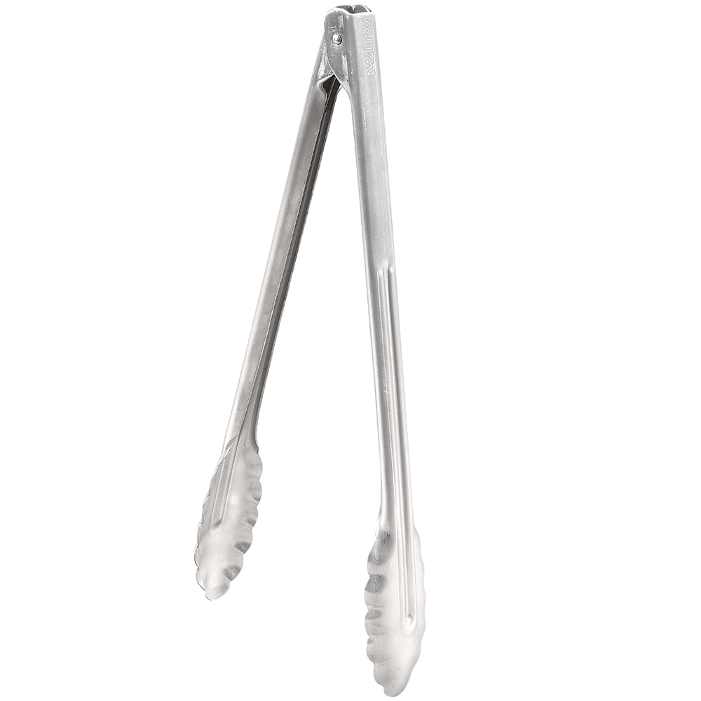 Winco UT-9, 9-Inch Heavyweight Utility Tong, Stainless Steel