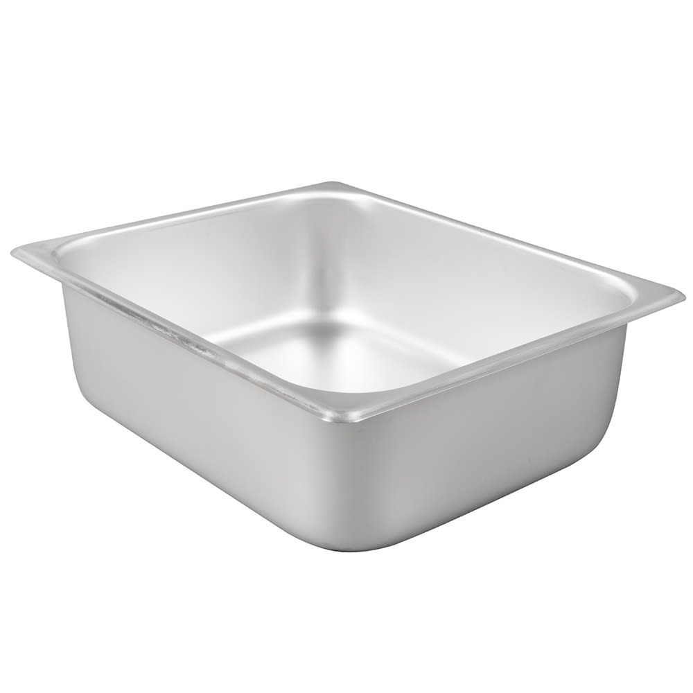 12'' x 10'' Stainless Steel Pans Available in 2 1/2'' x 4'' Depth