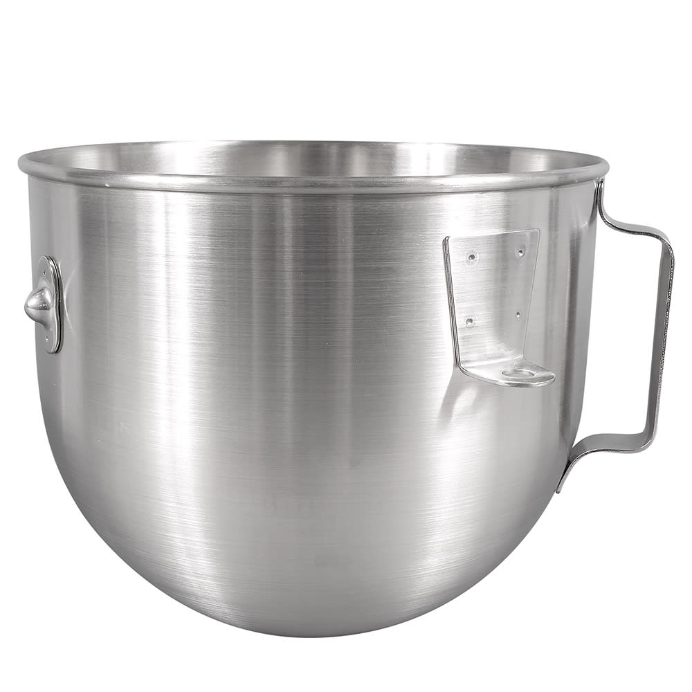 5 Quart Bowl-Lift Polished Stainless Steel Bowl with Flat Handle