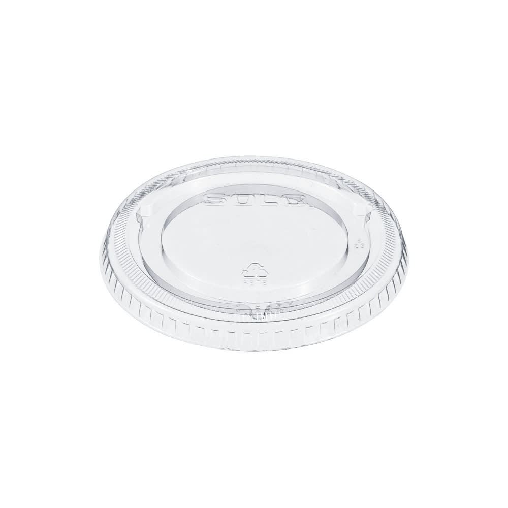 Dart 662TP Non Vented Lid for Plastic Cups - 3 7/10