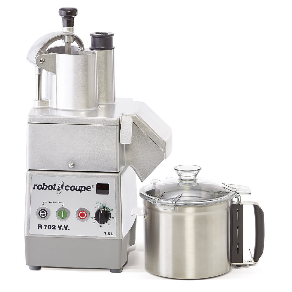Robot Coupe R702VV Food Processor, Combination Bowl and Vertical Cutter, 7.5 Liter, 2 HP