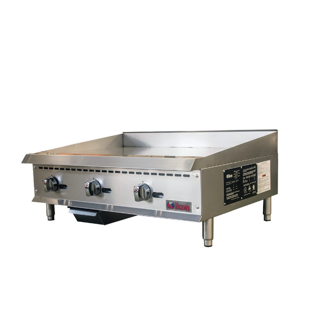 IKON ITG-36 36" Gas Griddle W/ Thermostatic Controls - 1" Steel Plate ...