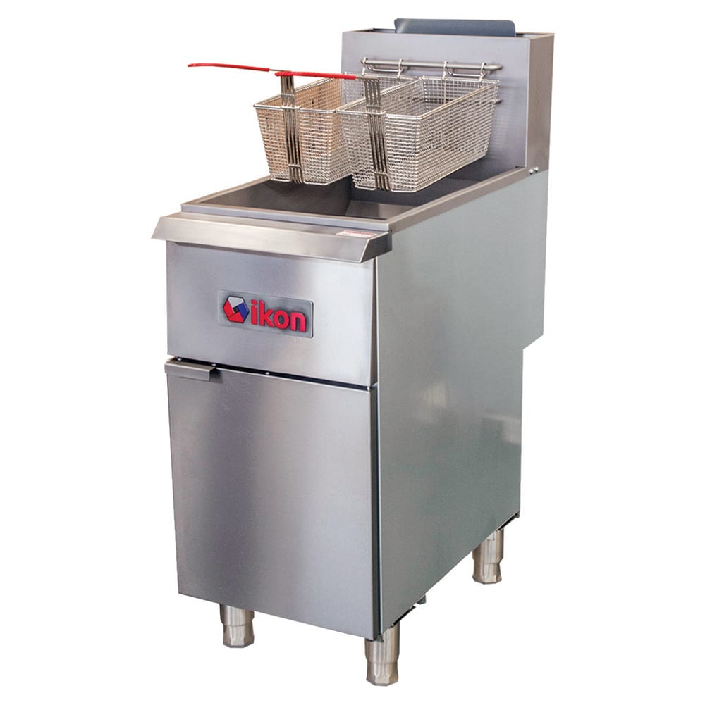 CAYVO 50-lb 2-Basket Commercial Deep Fryer at