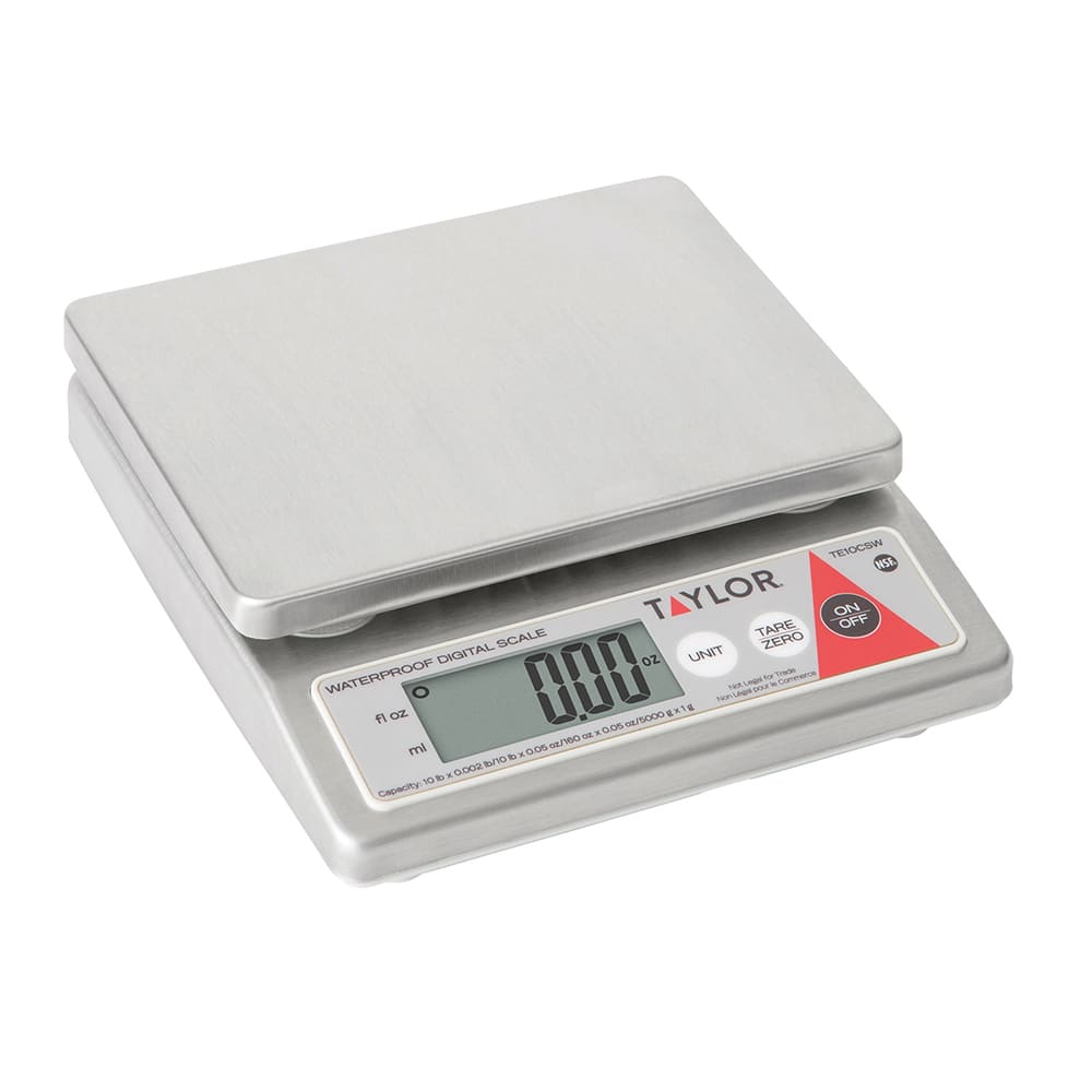 Taylor TE10CSW 10 lb Digital Portion Control Scale 3/4