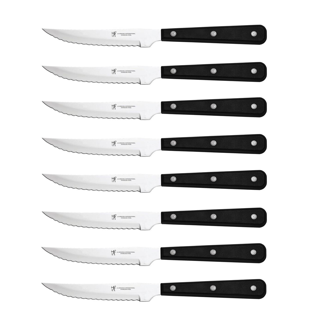 4.5 Serrated Steak Knife, Black ABS