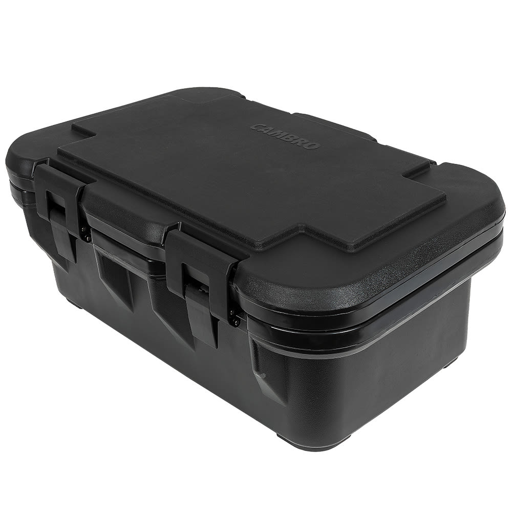 Choice Black Front Loading Insulated Food Pan Carrier - 5 Full-Size Pan Max  Capacity