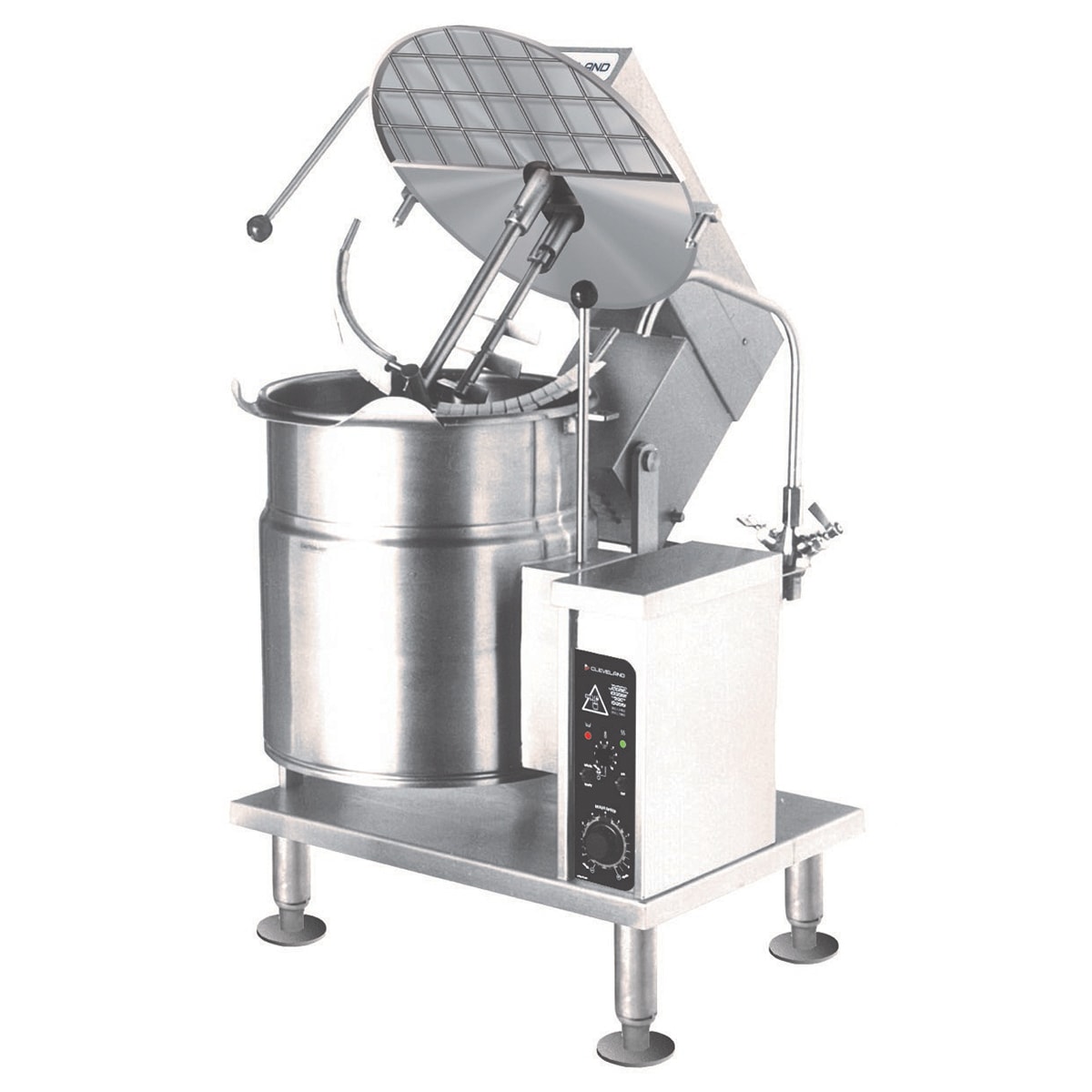 Crown Steam ELT-30 30 gal. Steam Kettle - Manual Tilt, 2/3 Jacket, 208v/3ph