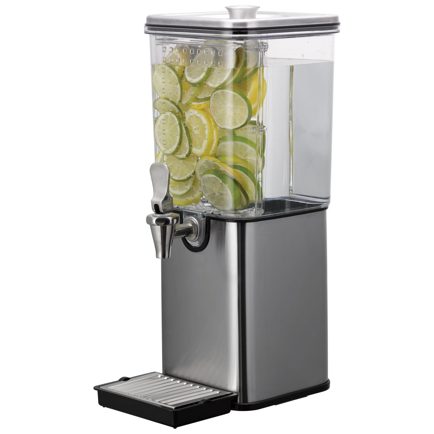 Service Ideas 3 gal BPA-Free Tritan and Stainless Steel Infusion and Ice  Chamber Beverage Dispenser