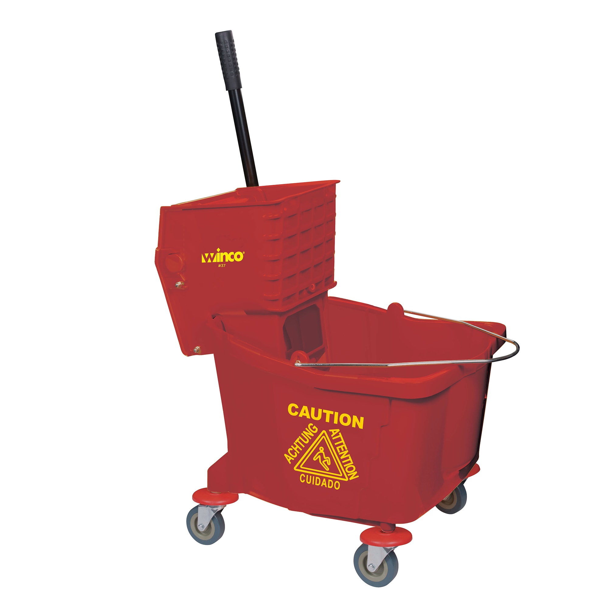 Mop Bucket & Wringer - 36 Qt., Hotel Mopping Equipment