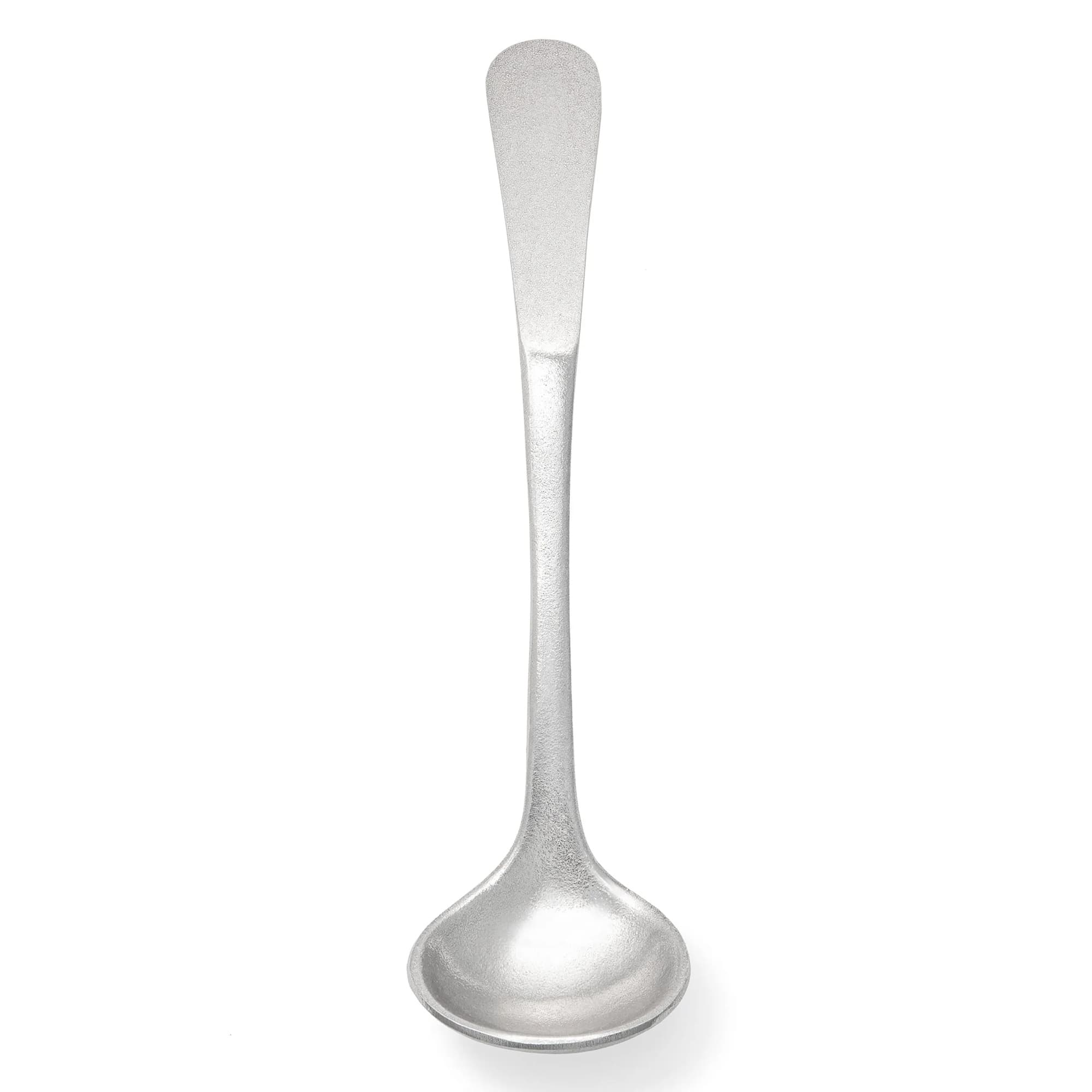 Bon Chef 9046 Pewter Aluminum 1 oz. Blank Salad Dressing Ladle