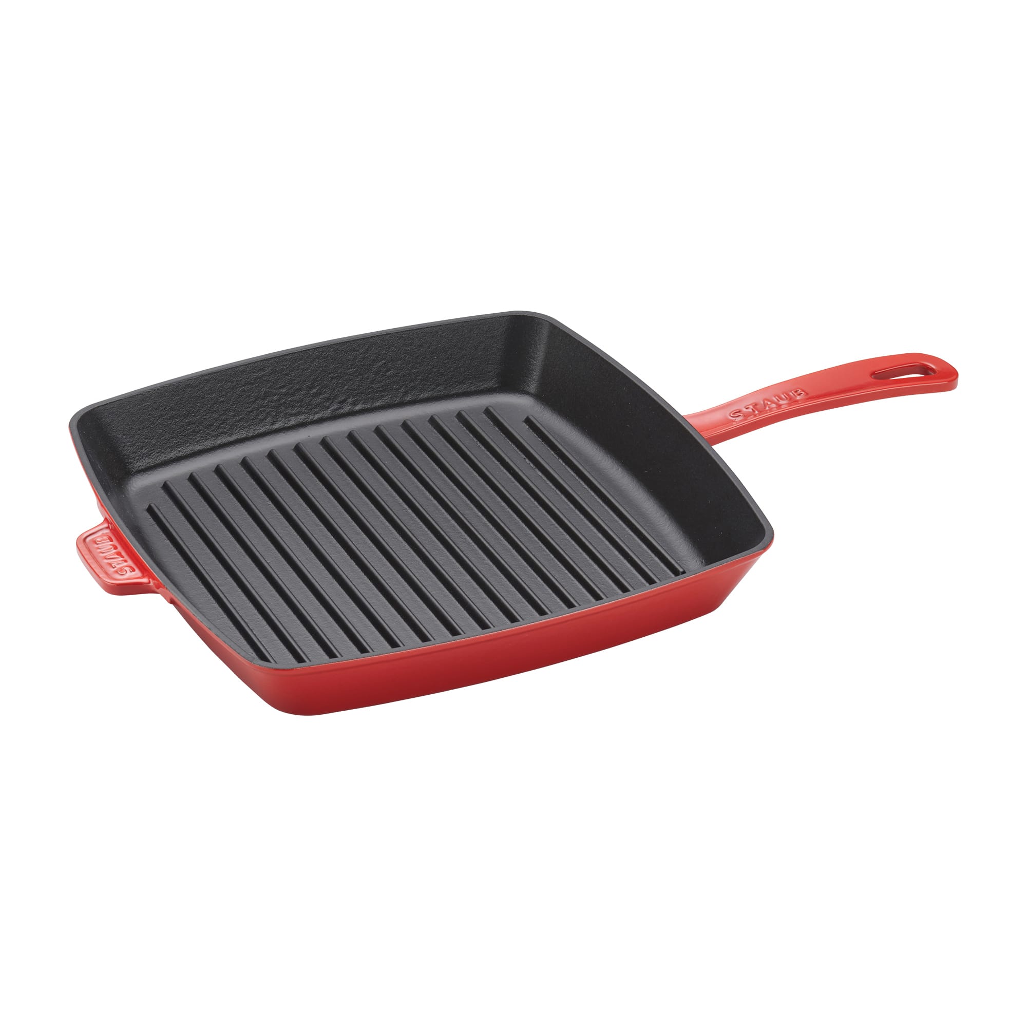 Staub Enameled Cast Iron 10 Round Double Handle Grill Pan 