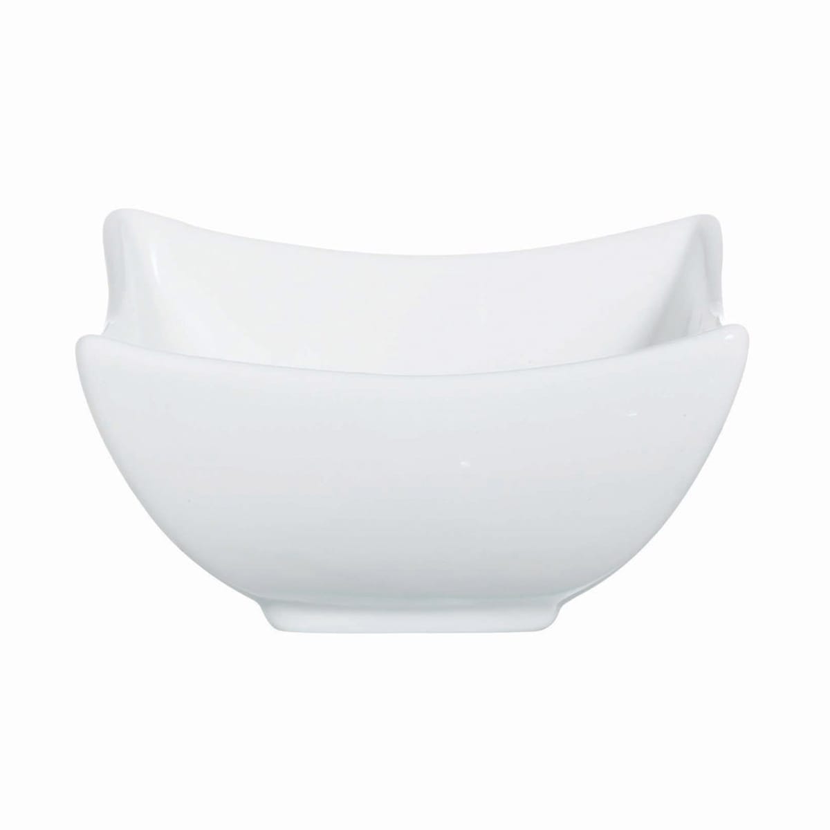 Arcoroc R0735 4 1/2 oz Square Appetizer Deep Square Bowl - Porcelain, White